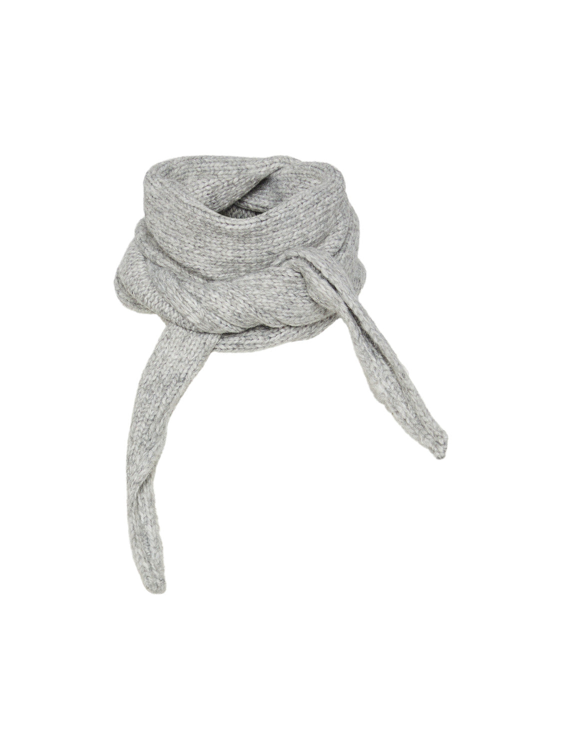 PCLULLU Scarf - Dark Grey Melange